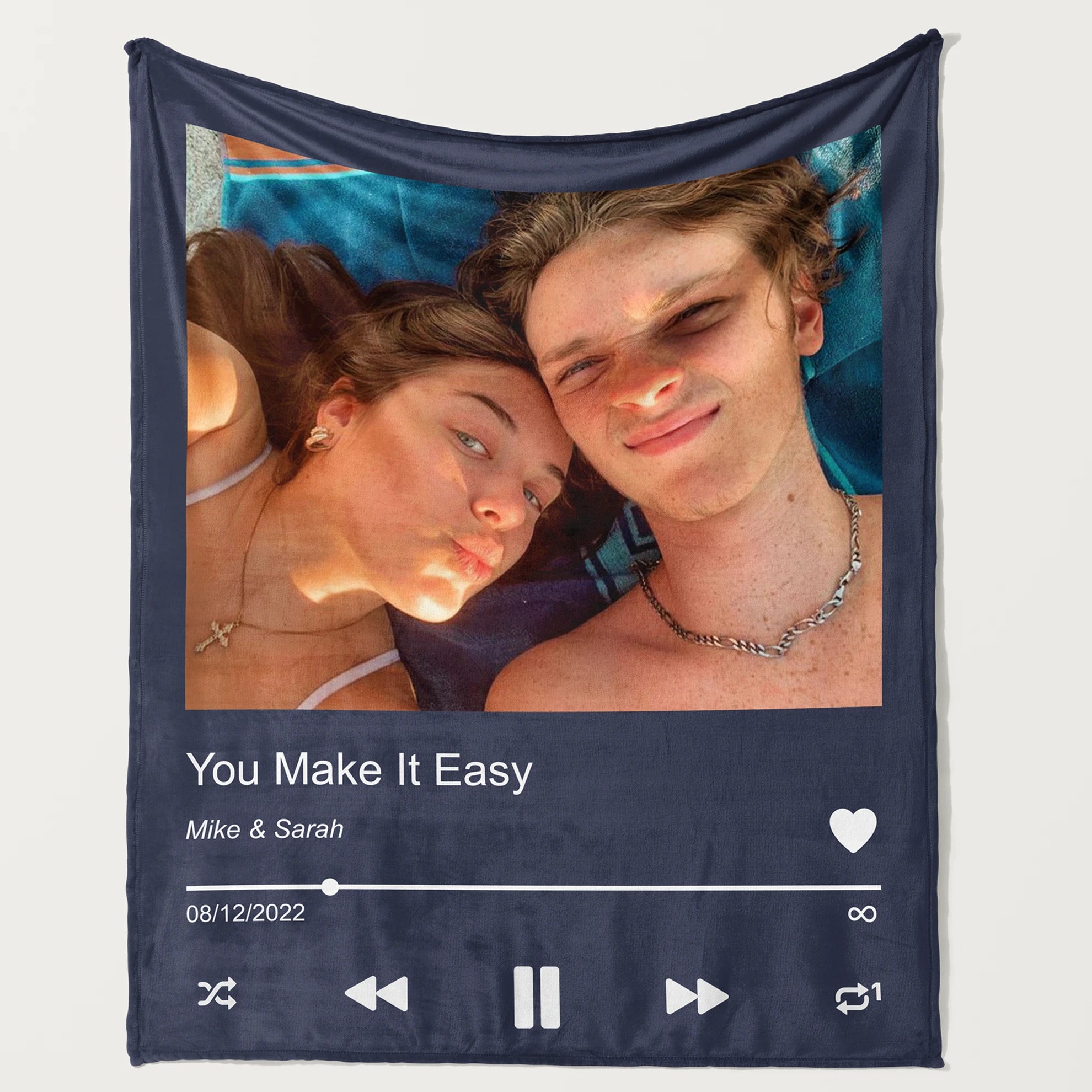 Custom Song Love Blanket