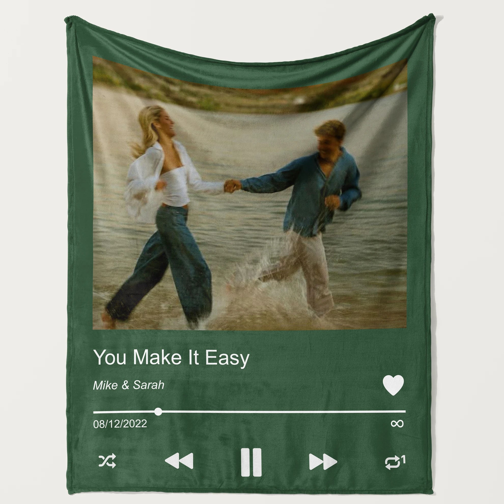 Custom Song Love Blanket