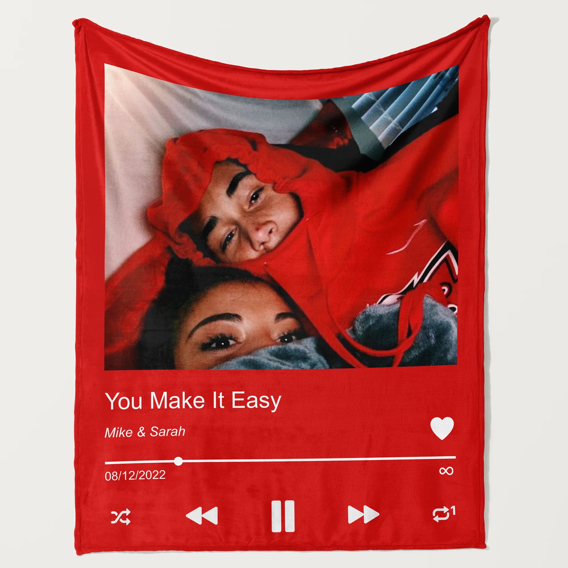 Custom Song Love Blanket