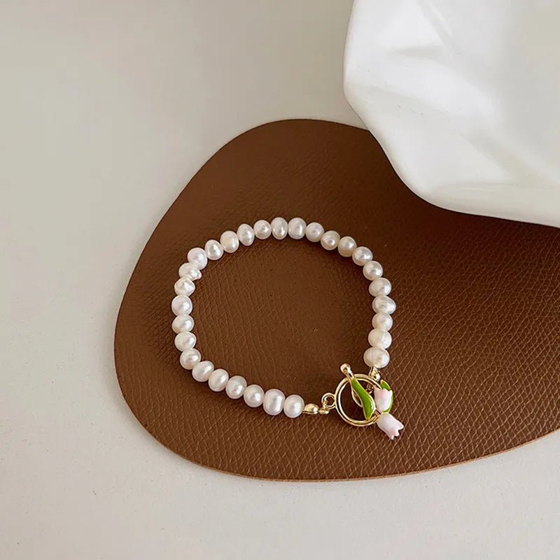 Tulip Pearl Bracelet